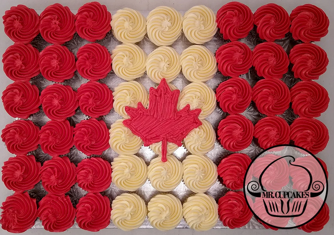 Canada day Cupcakes